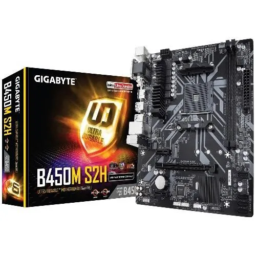 Motherboard Gigabyte B450M S2H AMD AM4 Micro ATX