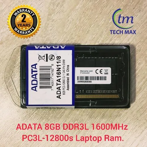 Ram 4GB DDR3L 1600MHz / PC3L-12800s Laptop